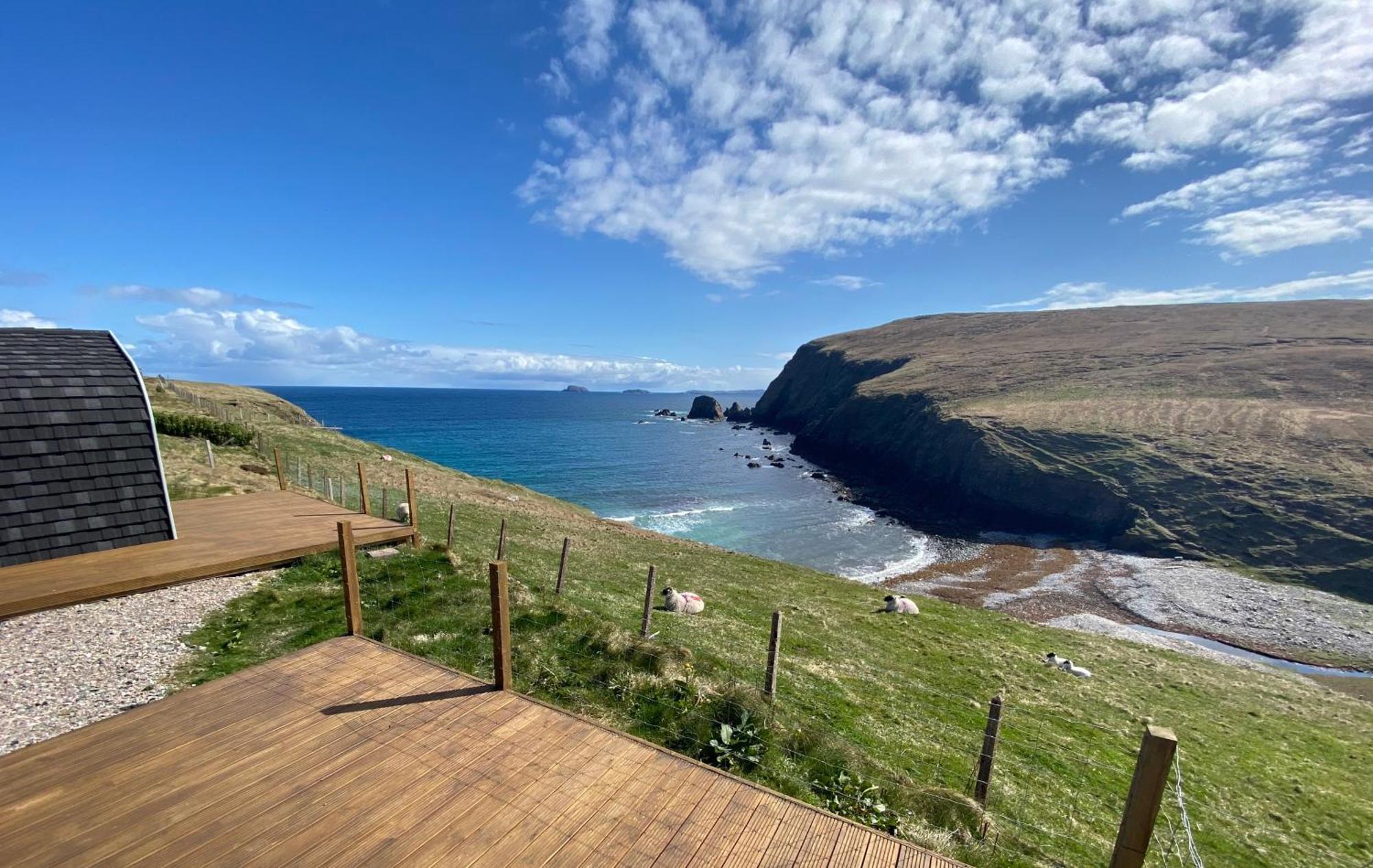 Seapods - Isle Of Lewis - Luxury En-Suite Pods On The Edge Of The Atlantic Ocean Aird Uig Zewnętrze zdjęcie