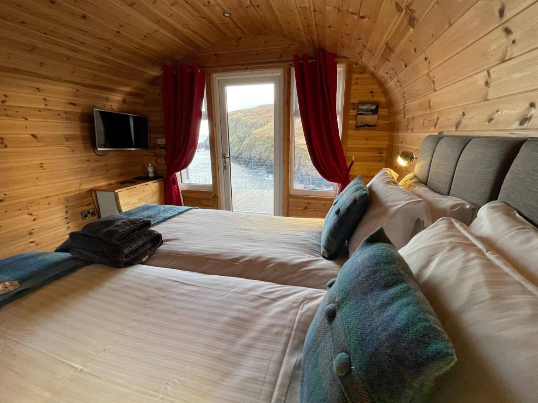 Seapods - Isle Of Lewis - Luxury En-Suite Pods On The Edge Of The Atlantic Ocean Aird Uig Zewnętrze zdjęcie