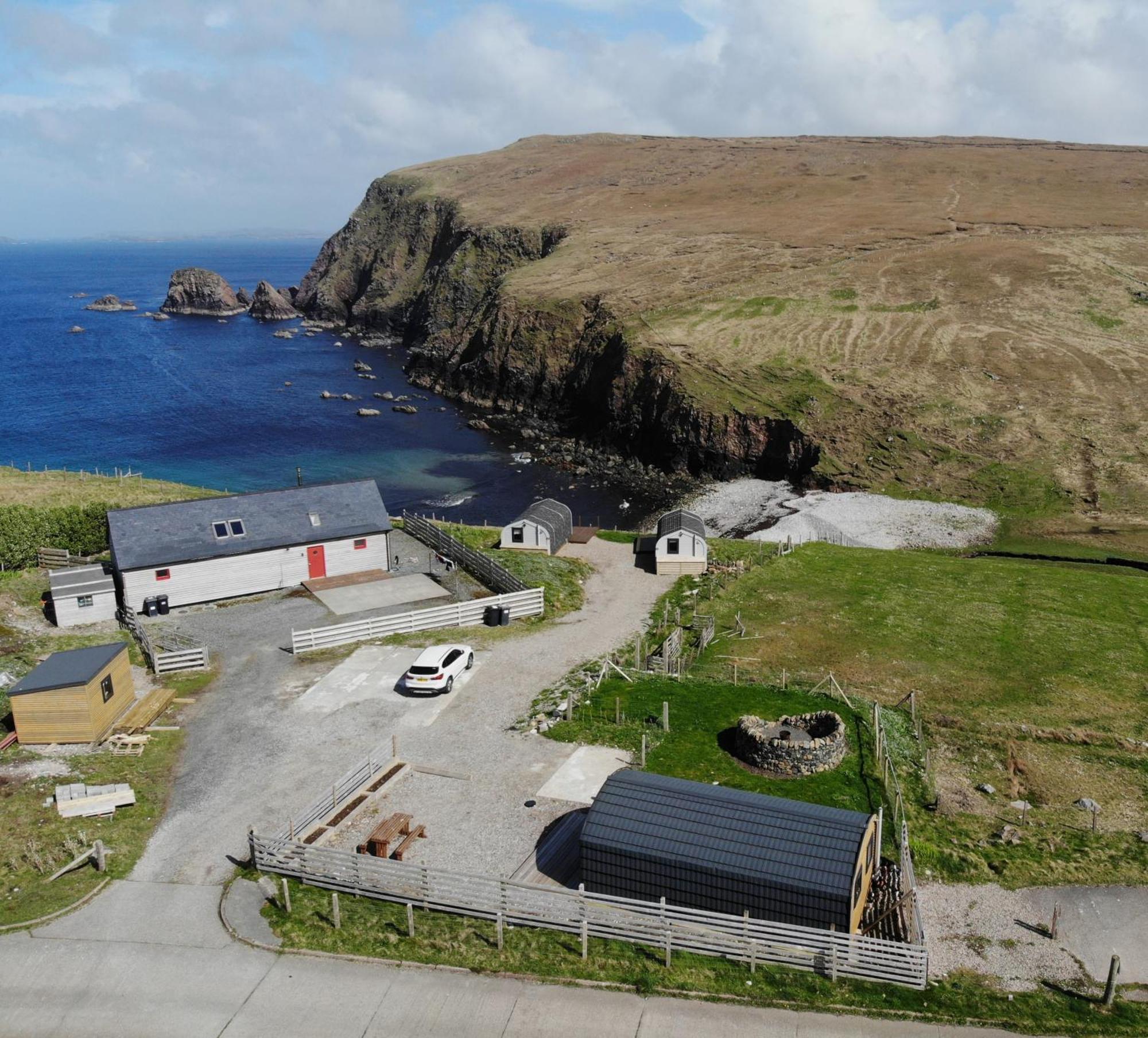Seapods - Isle Of Lewis - Luxury En-Suite Pods On The Edge Of The Atlantic Ocean Aird Uig Zewnętrze zdjęcie